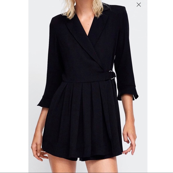 blazer jumpsuit zara